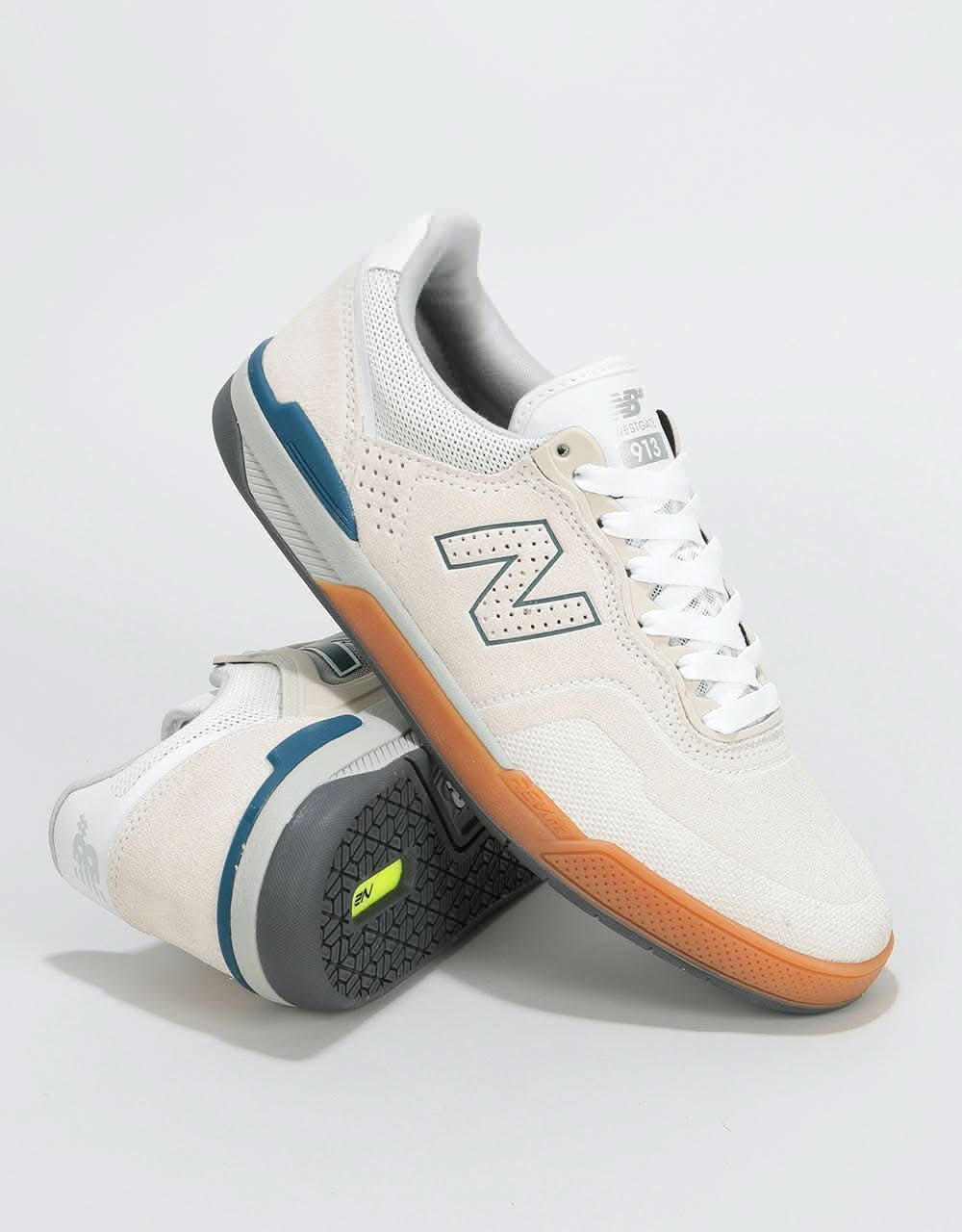 New Balance Numeric Westgate 913 Skate Shoes - Sea Salt/Dark Sea