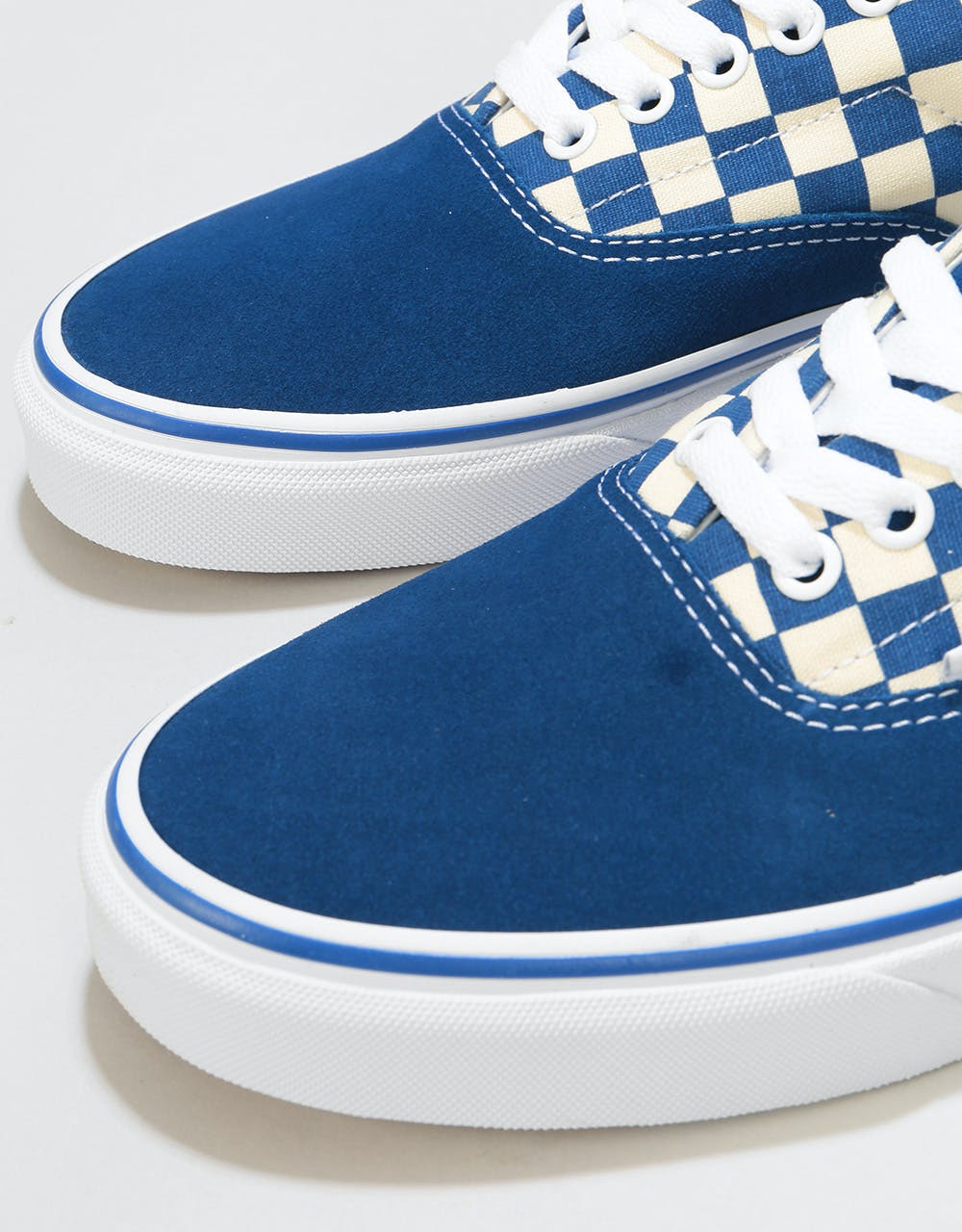 Vans Era Skate Shoes - (Primary Check) True Blue/White