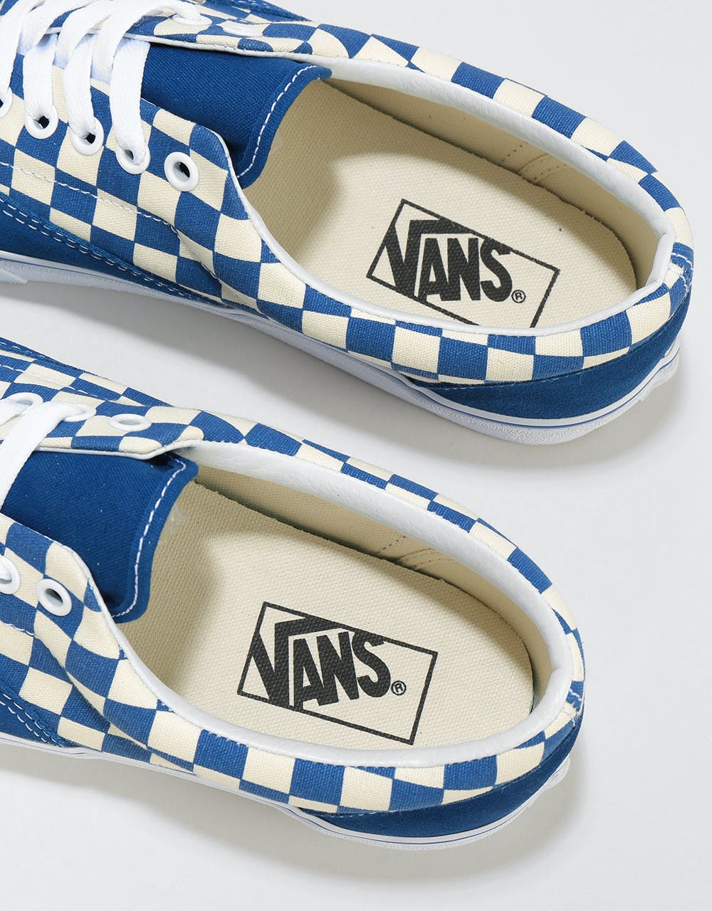 Vans Era Skate Shoes - (Primary Check) True Blue/White