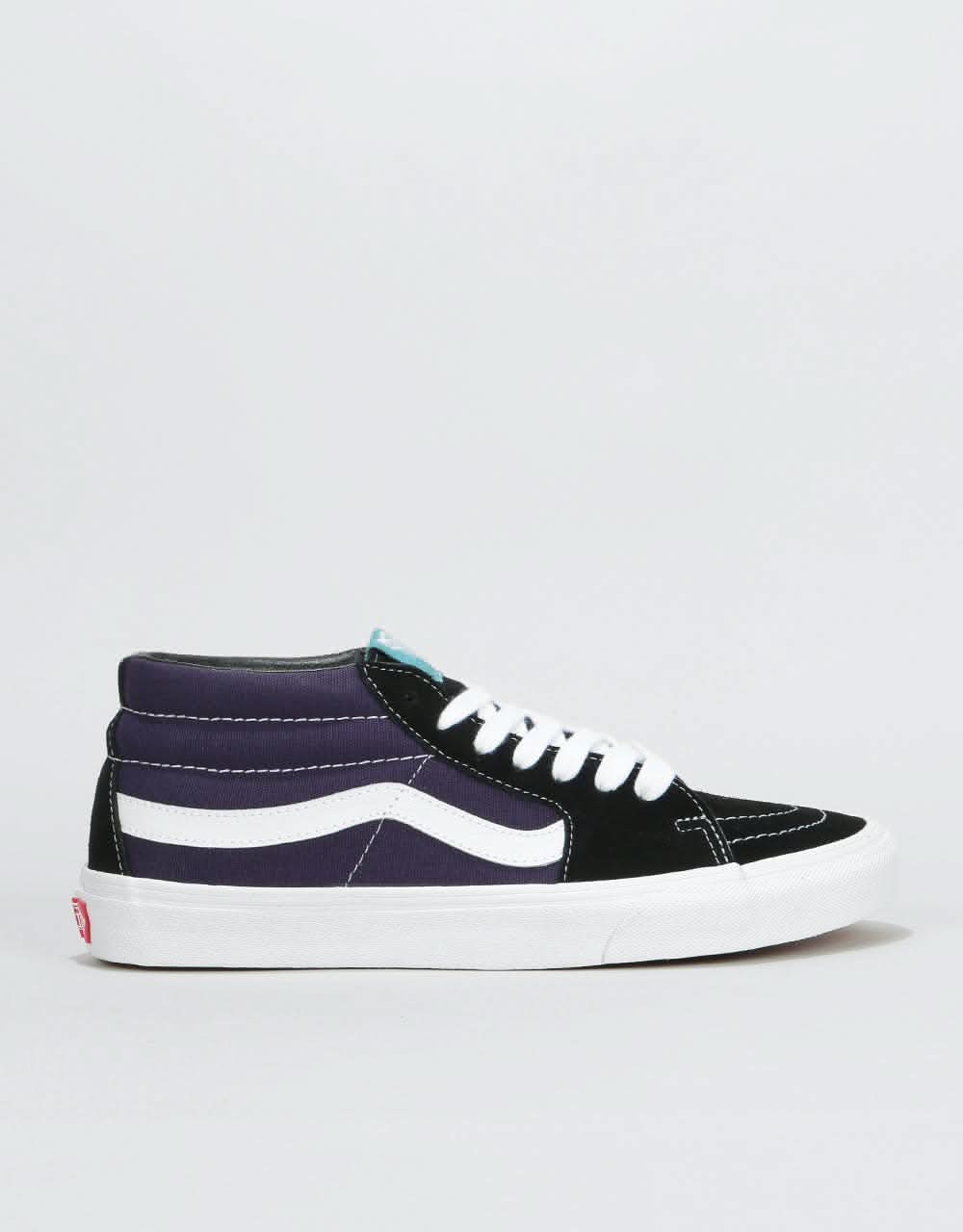 Vans Sk8-Mid Skate Shoes - (Retro Skate) Black/Mysterioso