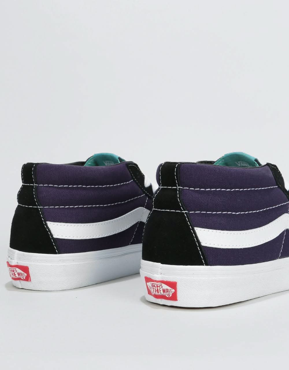 Vans Sk8-Mid Skate Shoes - (Retro Skate) Black/Mysterioso