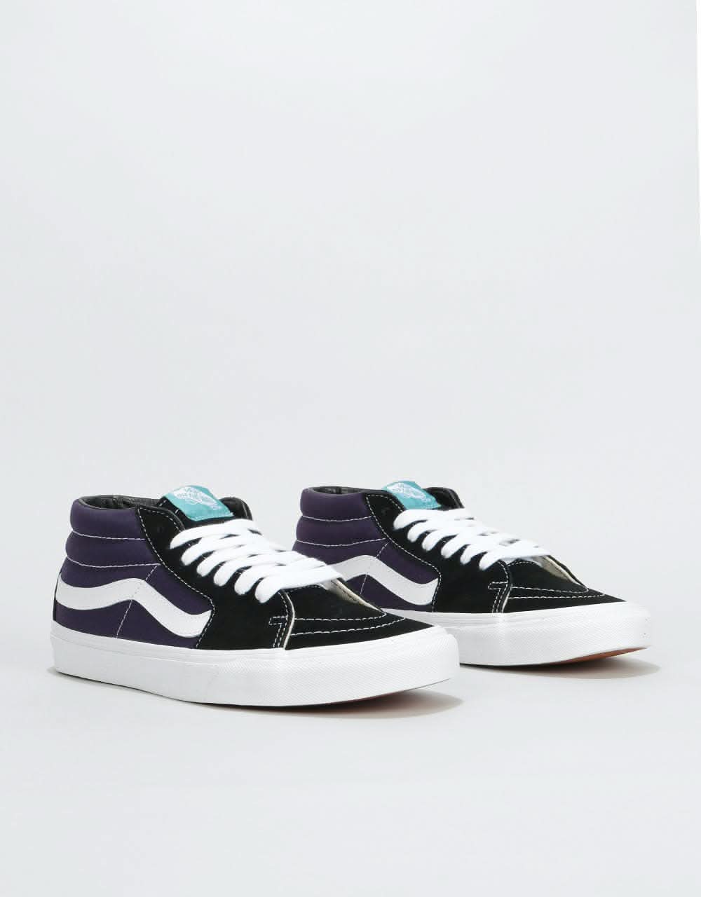 Vans Sk8-Mid Skate Shoes - (Retro Skate) Black/Mysterioso