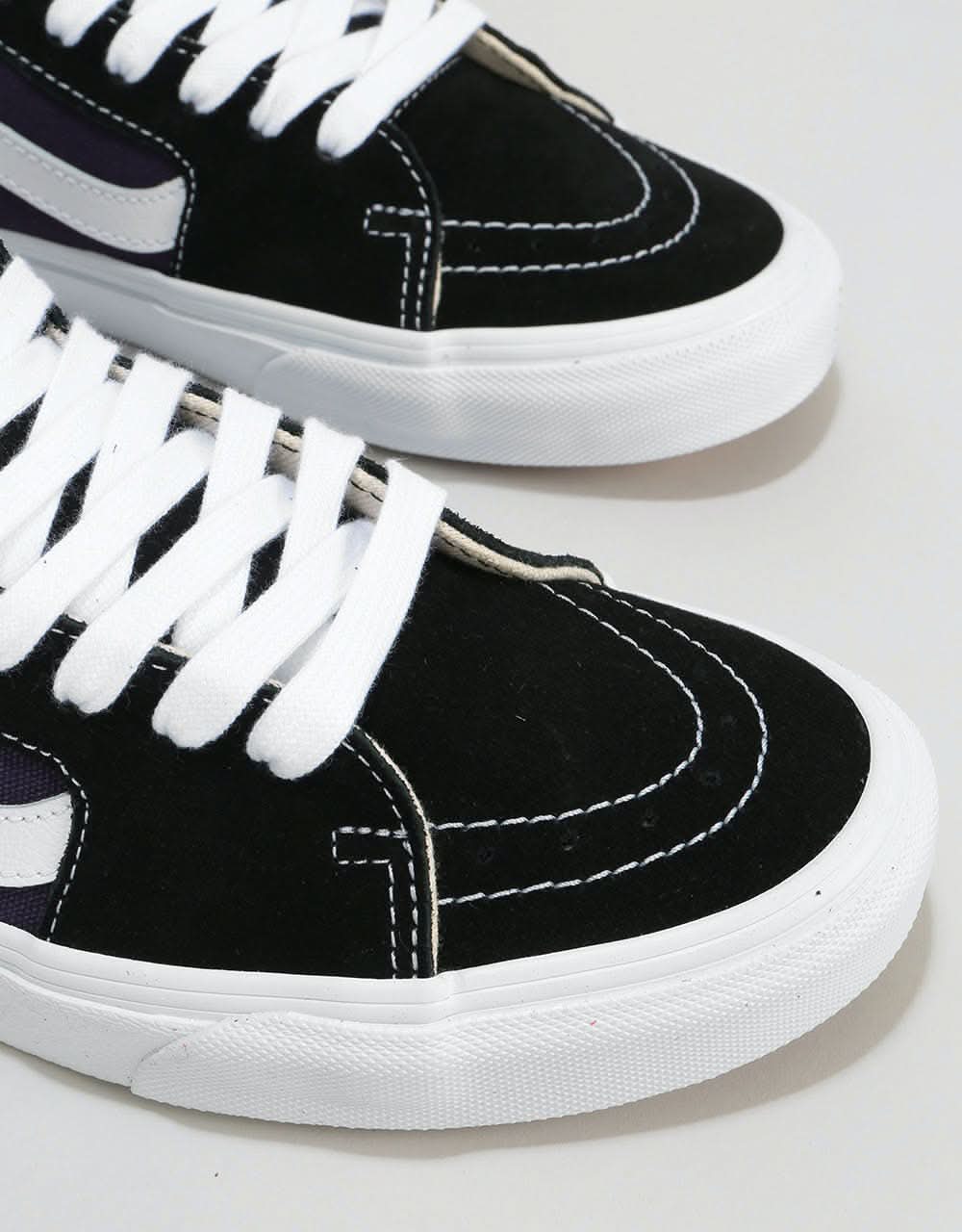 Vans Sk8-Mid Skate Shoes - (Retro Skate) Black/Mysterioso