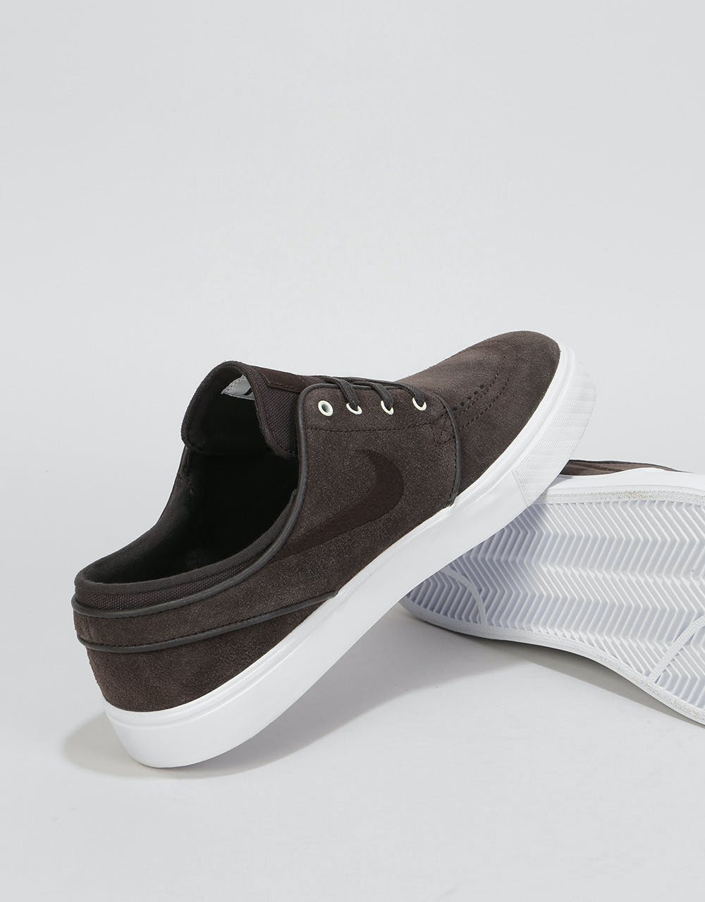 Nike SB Zoom Stefan Janoski Skate Shoes - Velvet Brown/White