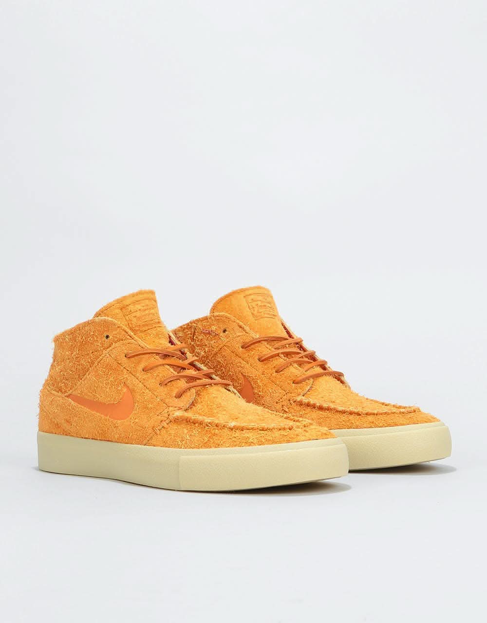 Nike SB Zoom Janoski Mid Crafted Skate Shoes - Cinder Orange/Team Gold