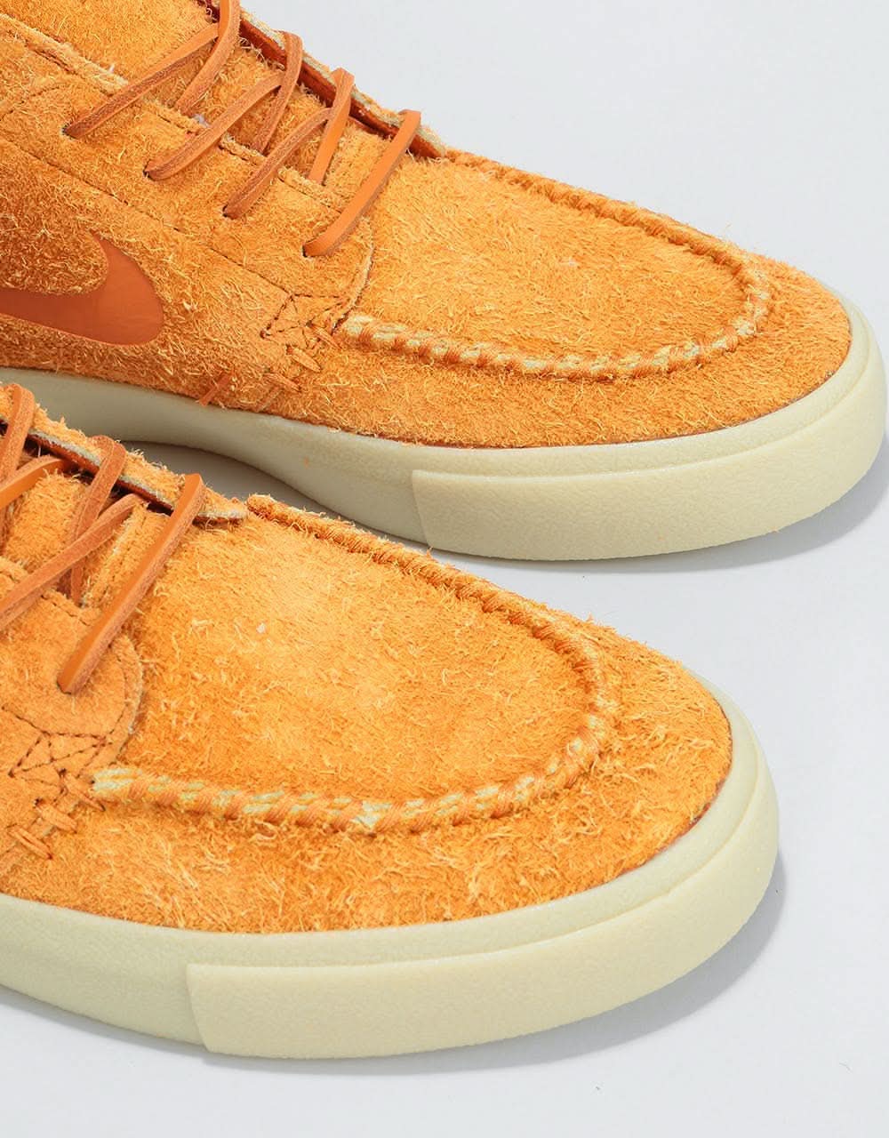 Nike SB Zoom Janoski Mid Crafted Skate Shoes - Cinder Orange/Team Gold