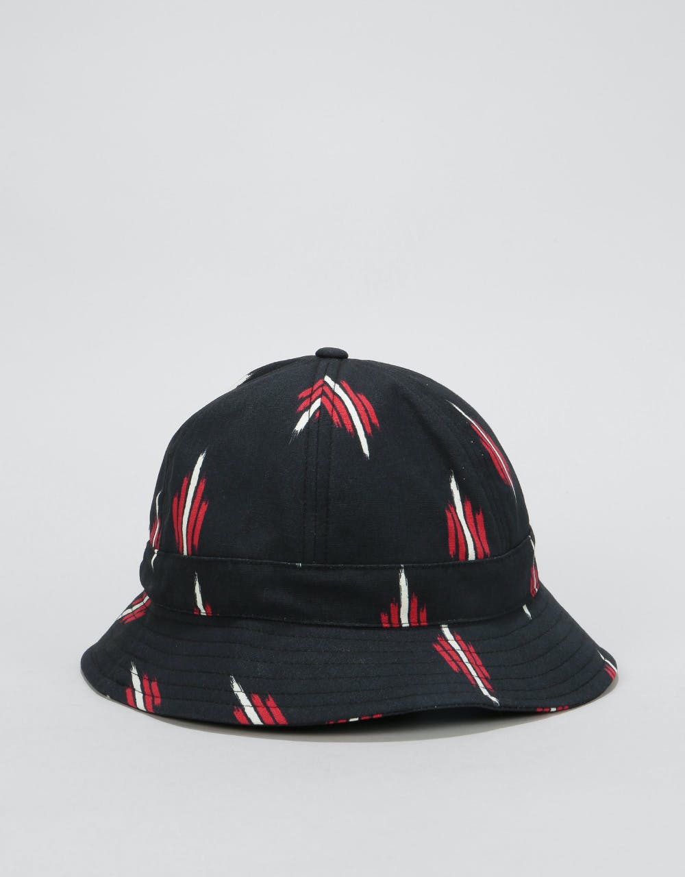 Brixton Banks II Bucket Hat - Black/Red