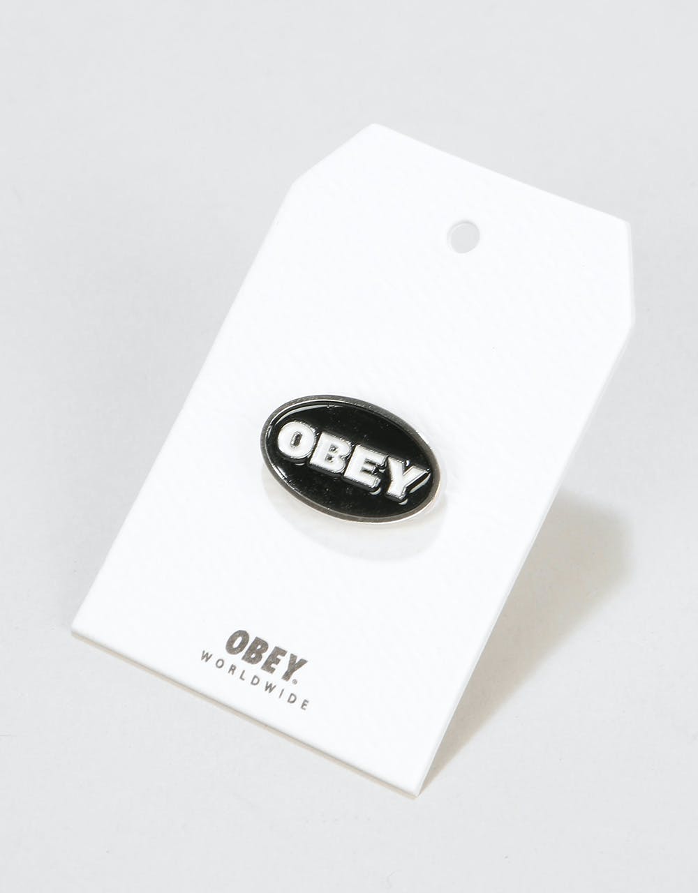 Obey Galleria Pin - Black / White