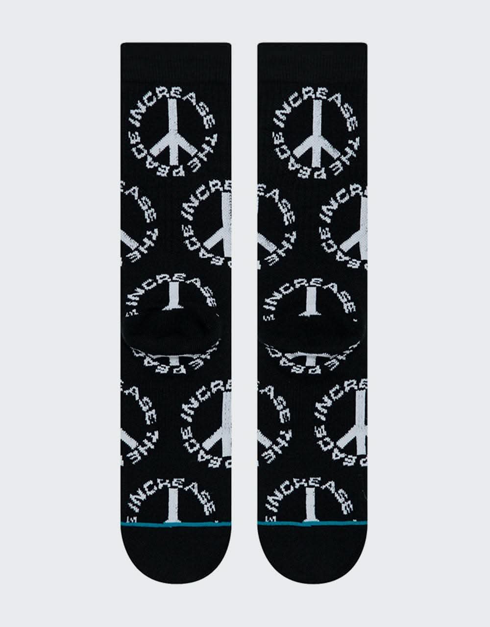 Stance x BITH Increase The Peace Classic Crew  Socks - Black