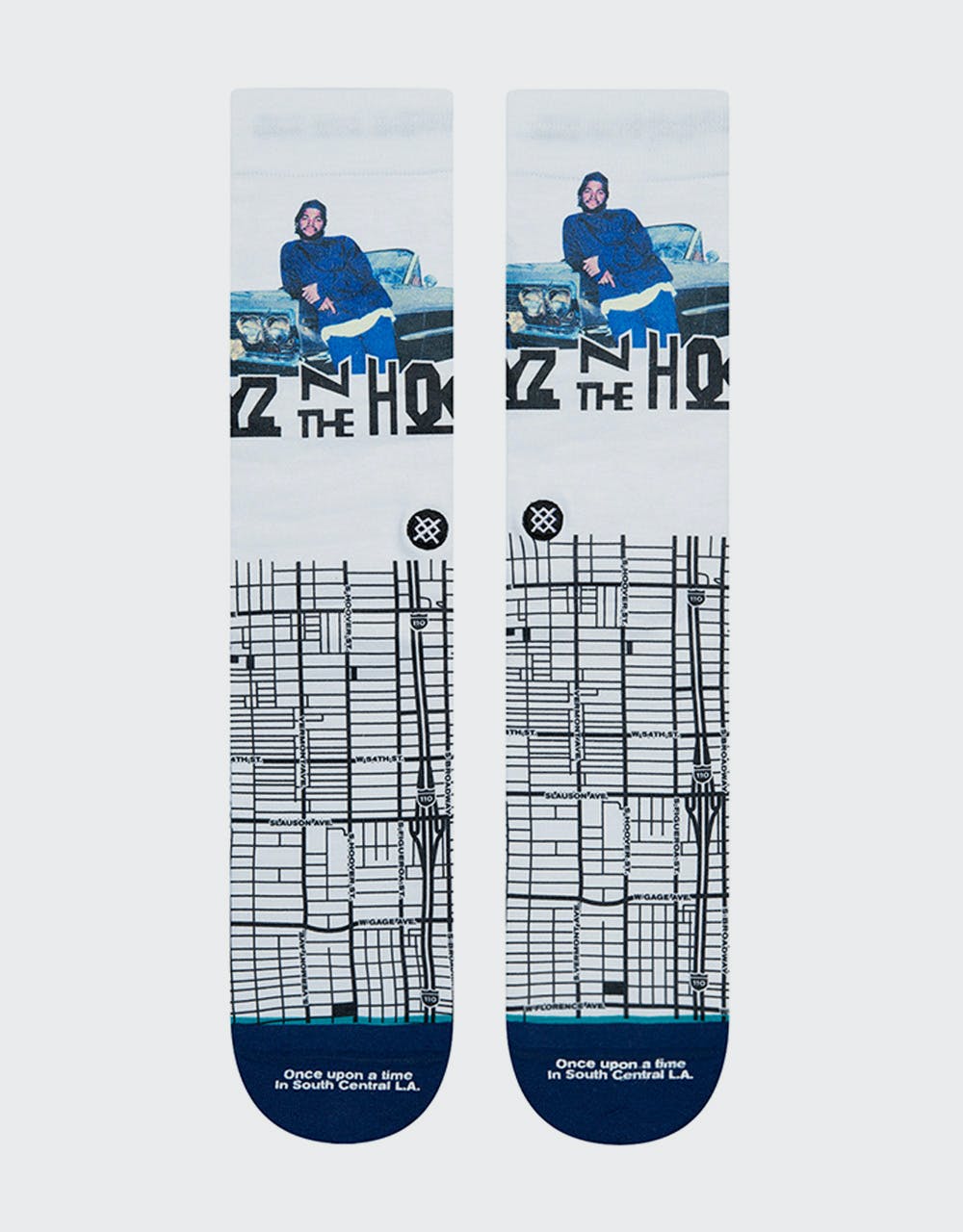 Stance x BITH South Central 200 Needle Socks - White