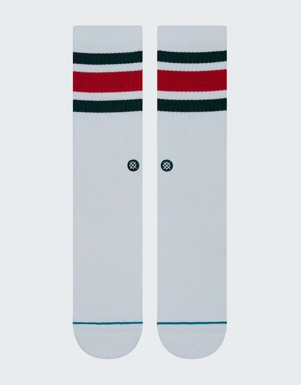 Stance Boyd 4 Classic Crew  Socks - White Red