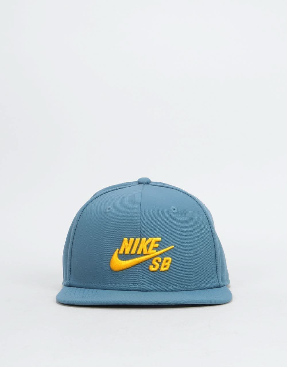 Nike SB Icon Snapback Cap - Thunderstorm/Yellow Ochre