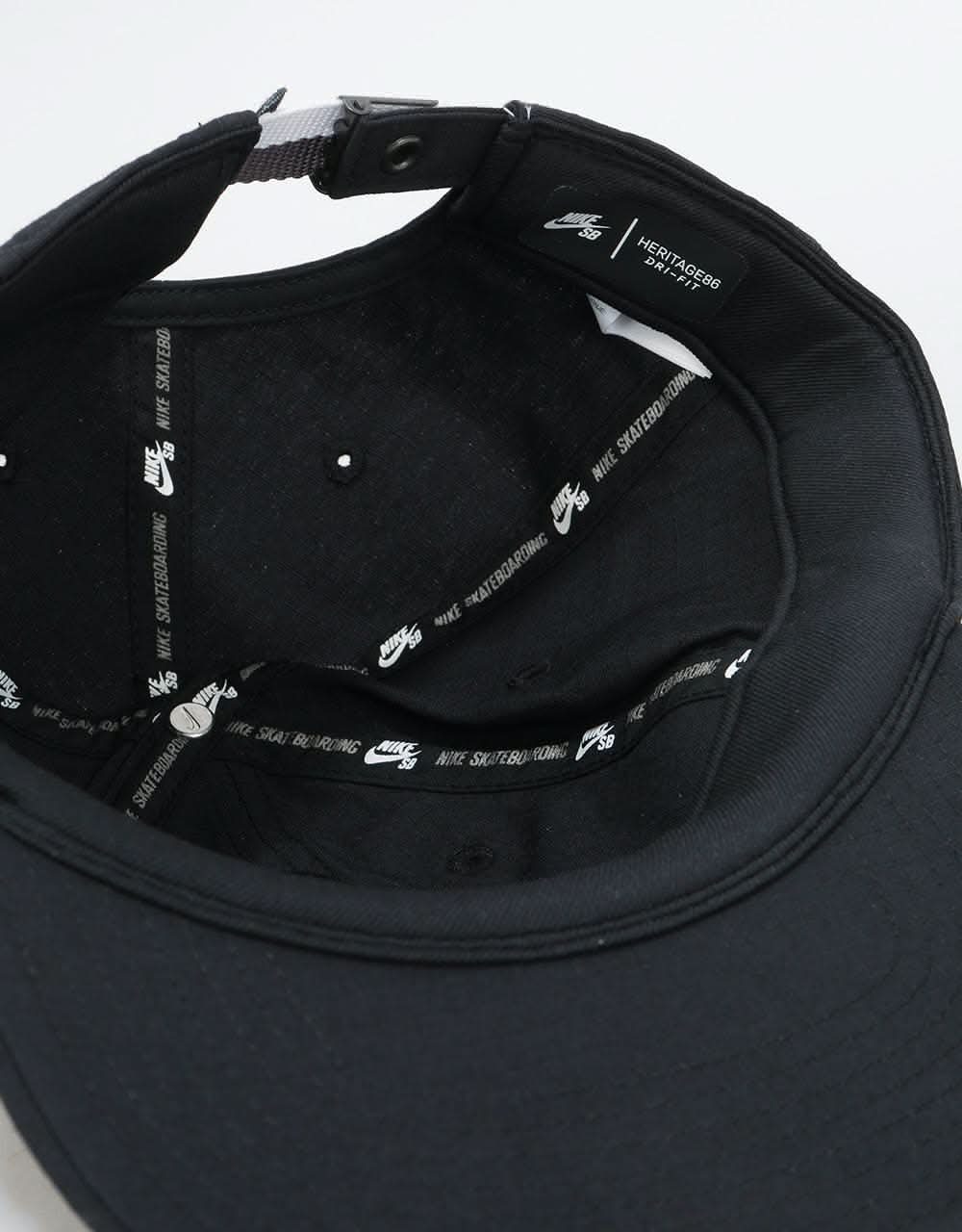 Nike SB H86 Flatbill Cap - Black