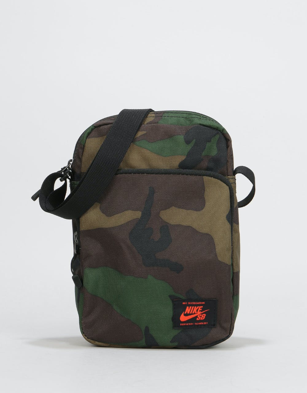Nike SB Heritage Cross Body Bag - Iguana/Black/Team Orange