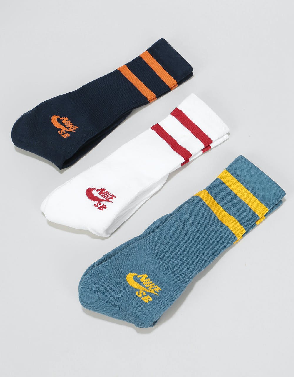 Nike SB Crew Socks 3 Pack - Multi Colour