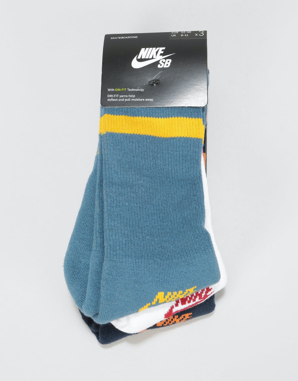 Nike SB Crew Socks 3 Pack - Multi Colour