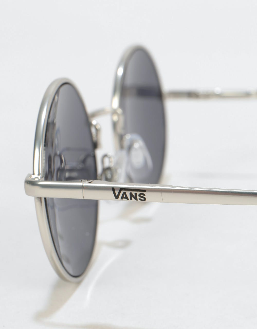 Vans Gundry Sunglasses - Matte Silver-Dark Smoke