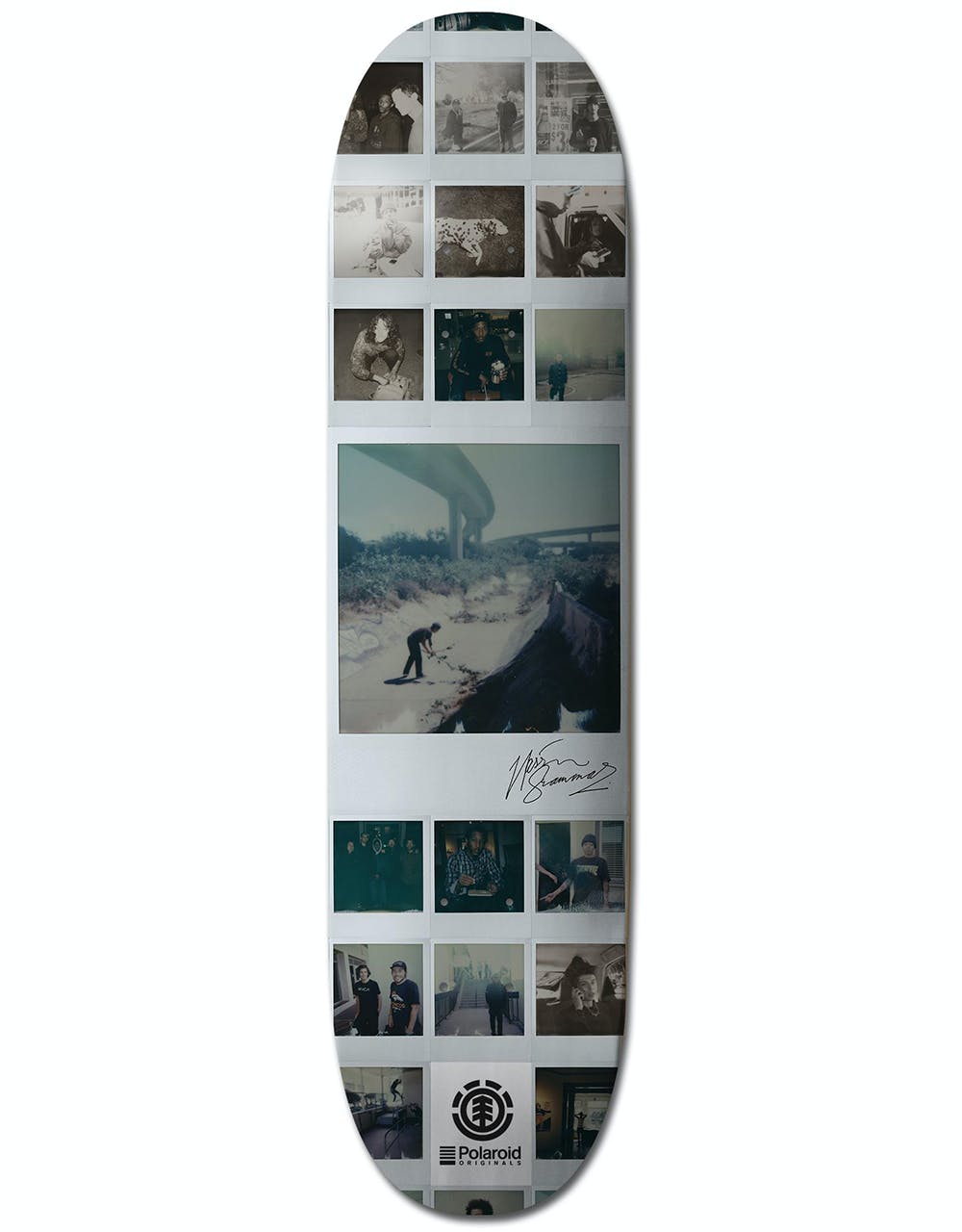 Element x Polaroid Nassim Skateboard Deck - 8.2"