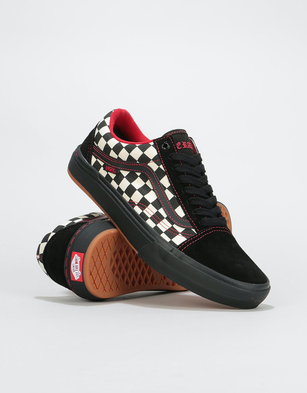 Vans Old Skool Pro BMX Shoes - (Peraza) Black/Checkerboard