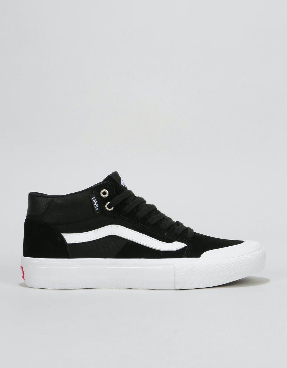 Vans Style 112 Mid Skate Shoes - Black/White