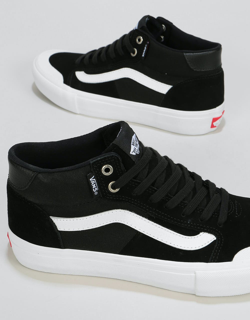 Vans Style 112 Mid Skate Shoes - Black/White