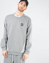 adidas Insley Crewneck Sweatshirt - Core Heather/White