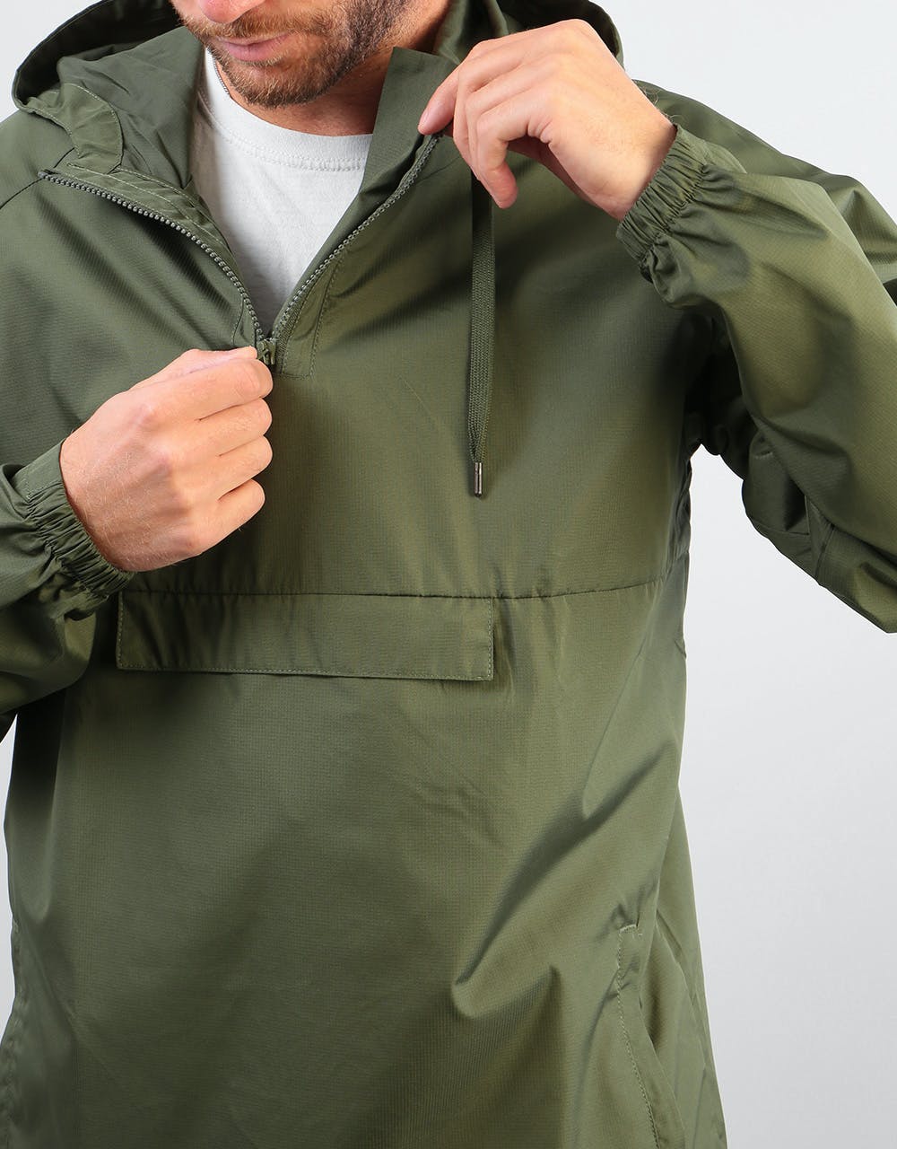 Route One Pullover Windbreaker - Army