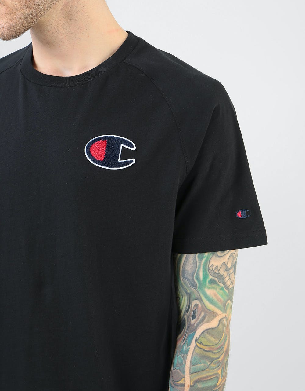 Champion C Logo Crewneck T-Shirt - NBK