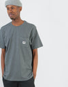 Element Basic Label Pocket T-Shirt - Charcoal Heather