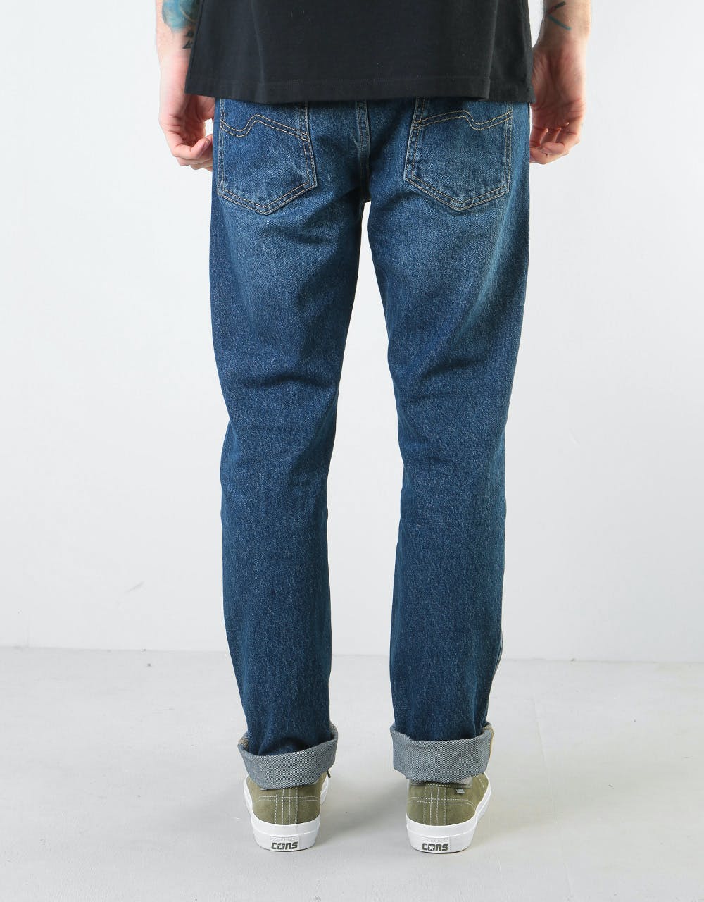Route One Premium Slim Denim Jeans - Dark Wash