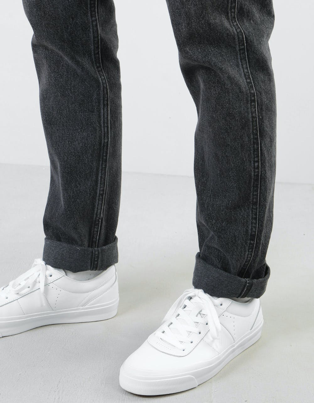 Route One Premium Slim Denim Jeans - Washed Black