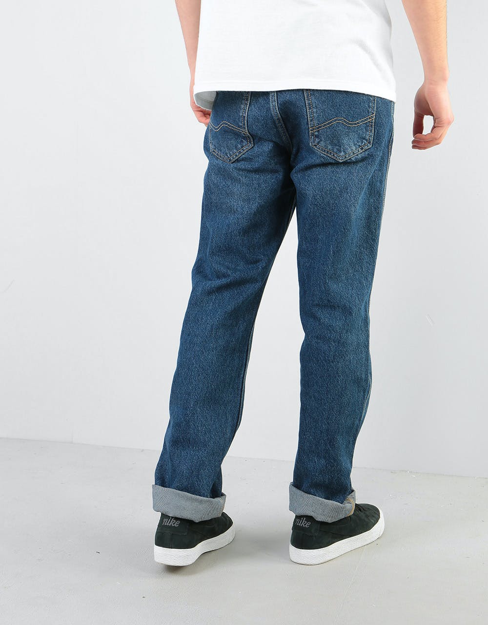 Route One Premium Regular Denim Jeans - Dark Wash
