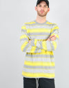 HUF Essex L/S Knit Top - Aurora Yellow