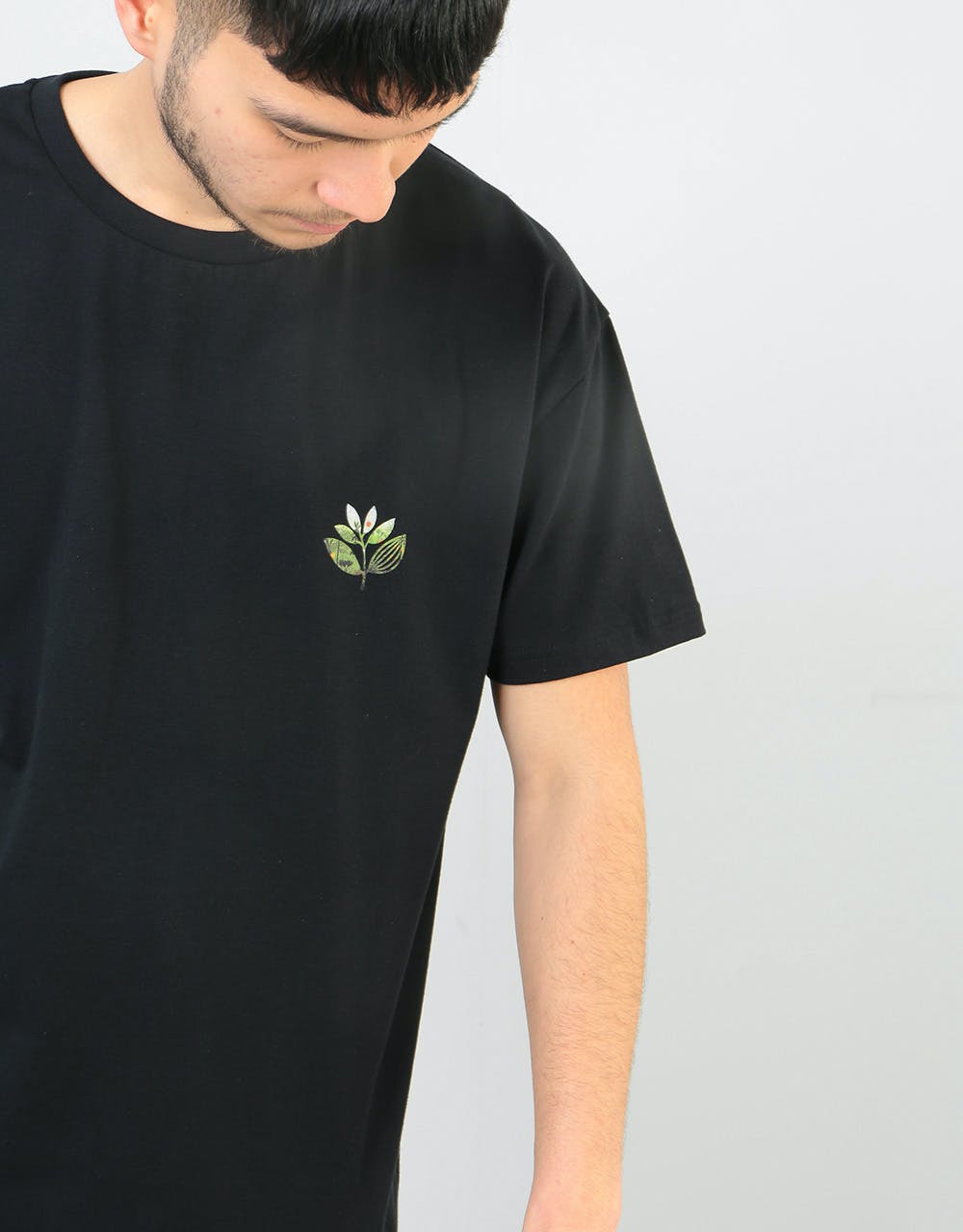 Magenta Jungle 2 T-Shirt - Black