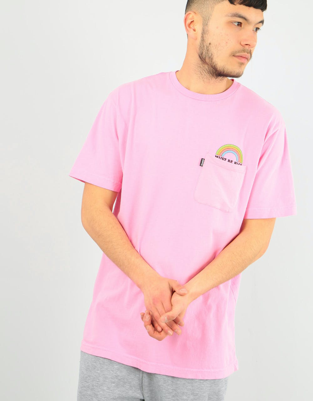 RIPNDIP My Little Nerm Pocket T-Shirt - Pink