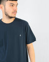 Volcom Stone Blank T-Shirt - Navy