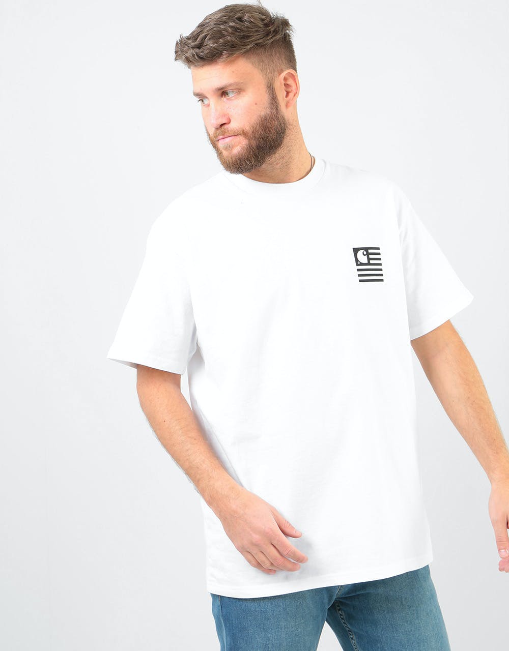 Carhartt WIP State Patch T-Shirt - White