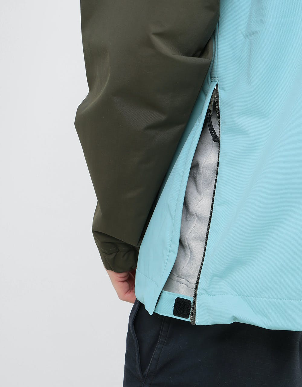 Carhartt WIP Nimbus Two Tone Pullover Jacket - Cypress/Soft Aloe