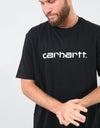 Carhartt WIP Script T-Shirt - Black/White