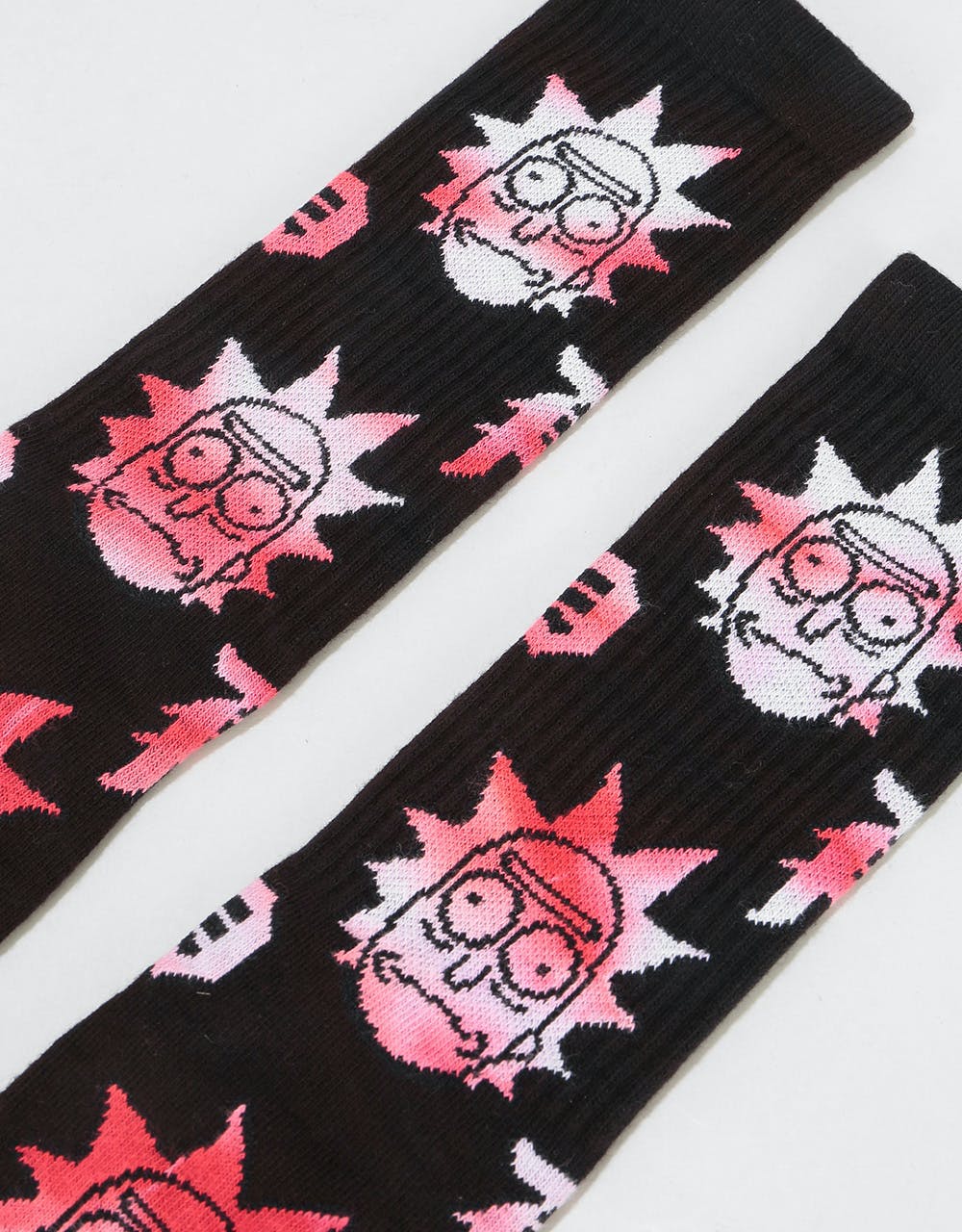 Primitive x Rick & Morty RnM Crew Socks - Pink Tie Dye