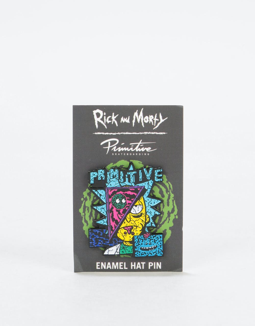 Primitive x Rick & Morty Destructed Enamel Pin - Multi
