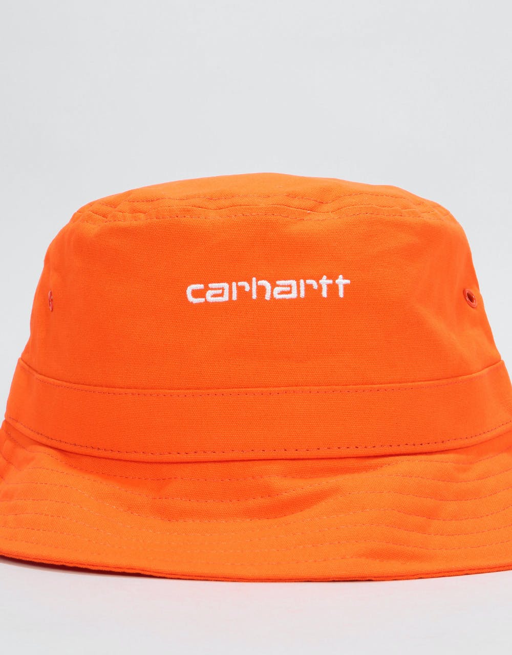 Carhartt WIP Script Bucket Hat - Pepper/White