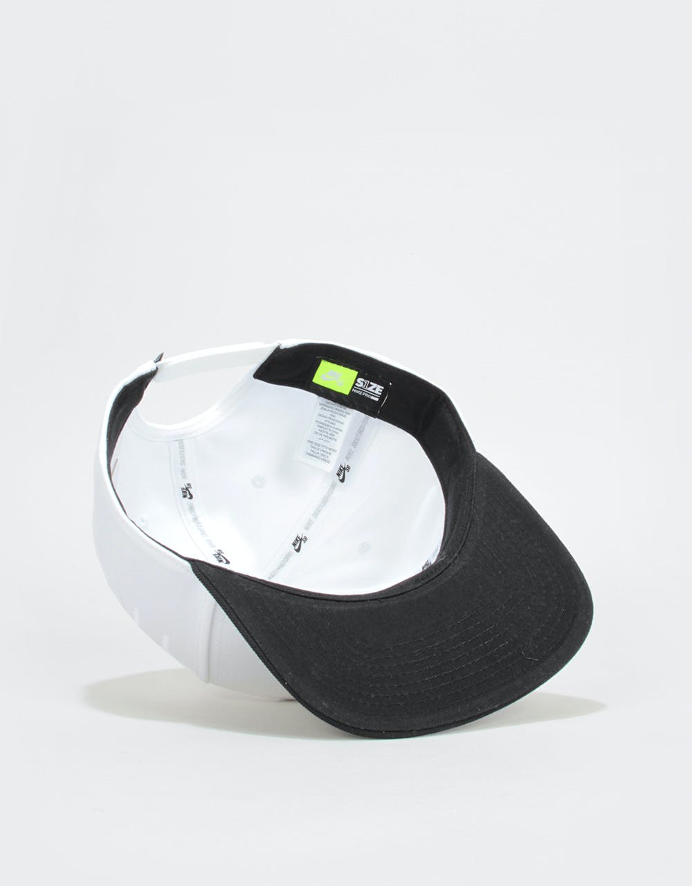 Nike SB Icon Snapback Cap - White/Black/Black/Black