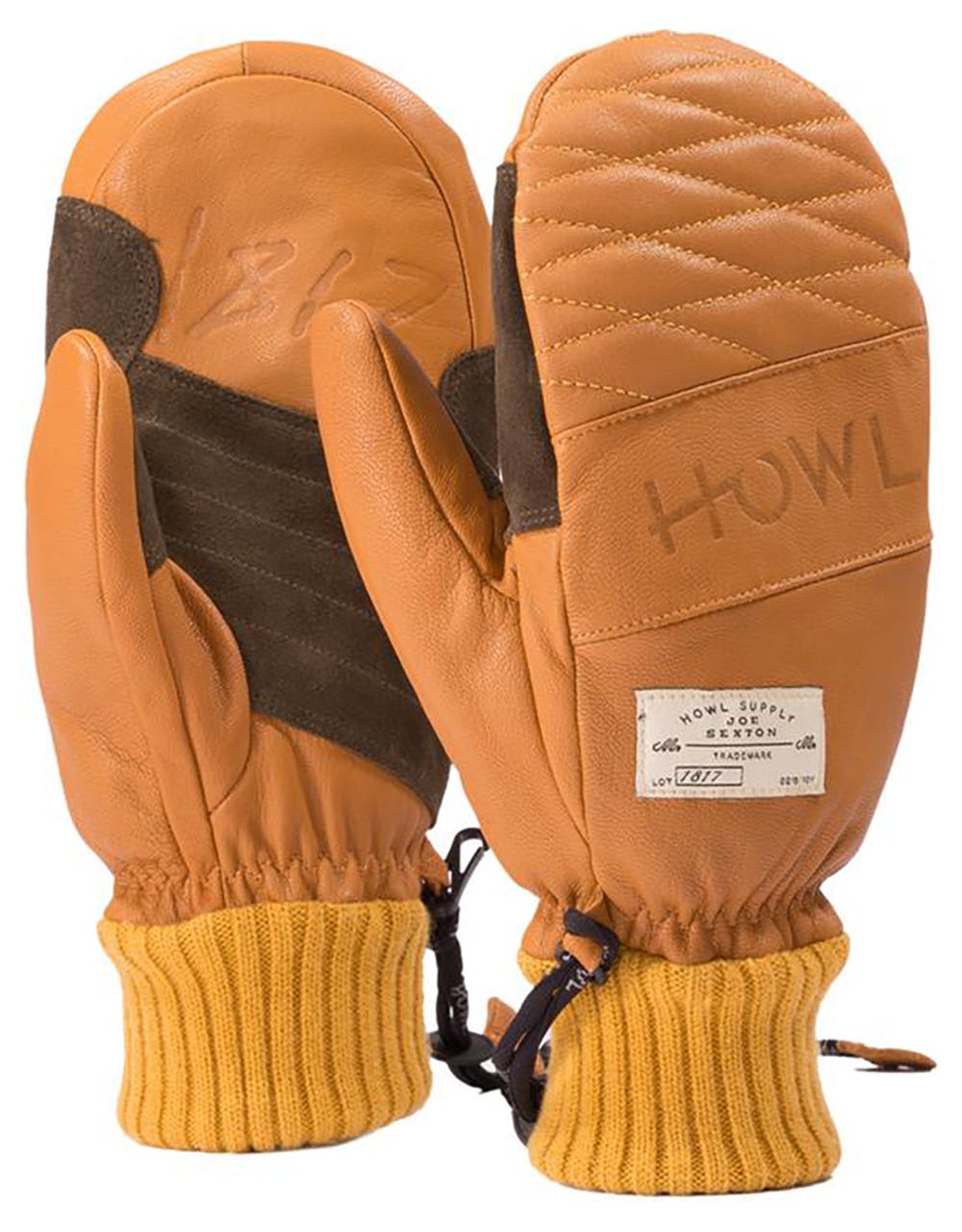 Howl Sexton Snowboard Mitts - Brown