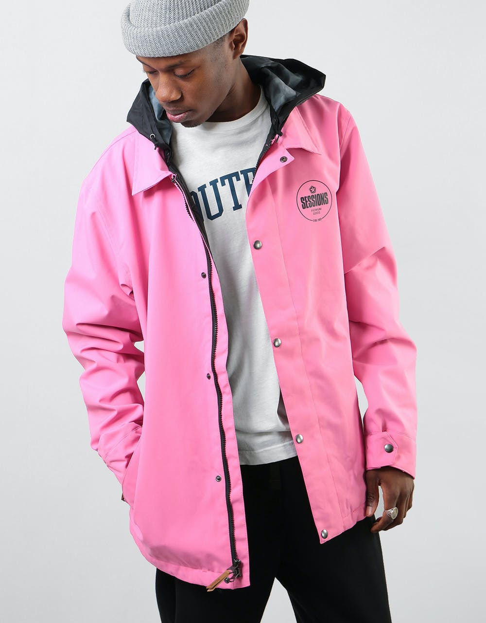 Sessions Angst Snowboard Jacket - Pink