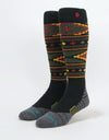 Stance Burnside All Mountain Snowboard Socks - Black