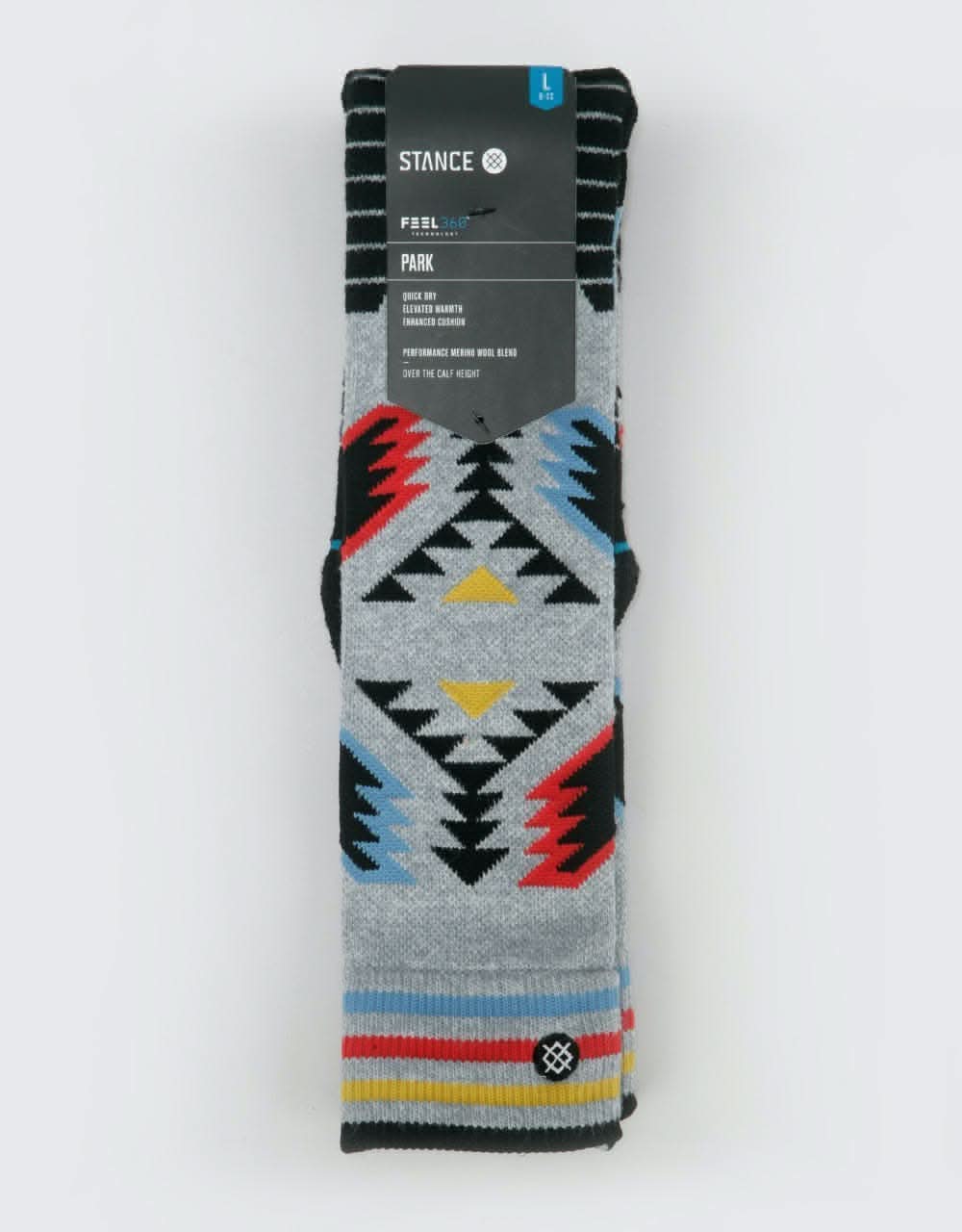 Stance Gonzaga Park Snowboard Socks - Grey