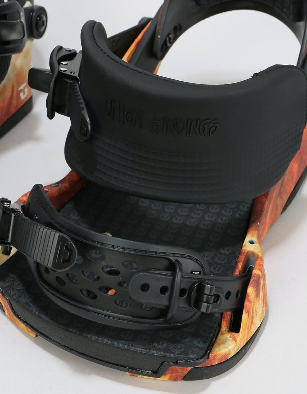 Union x Gnarly Custom House Snowboard Bindings - Acid Wash