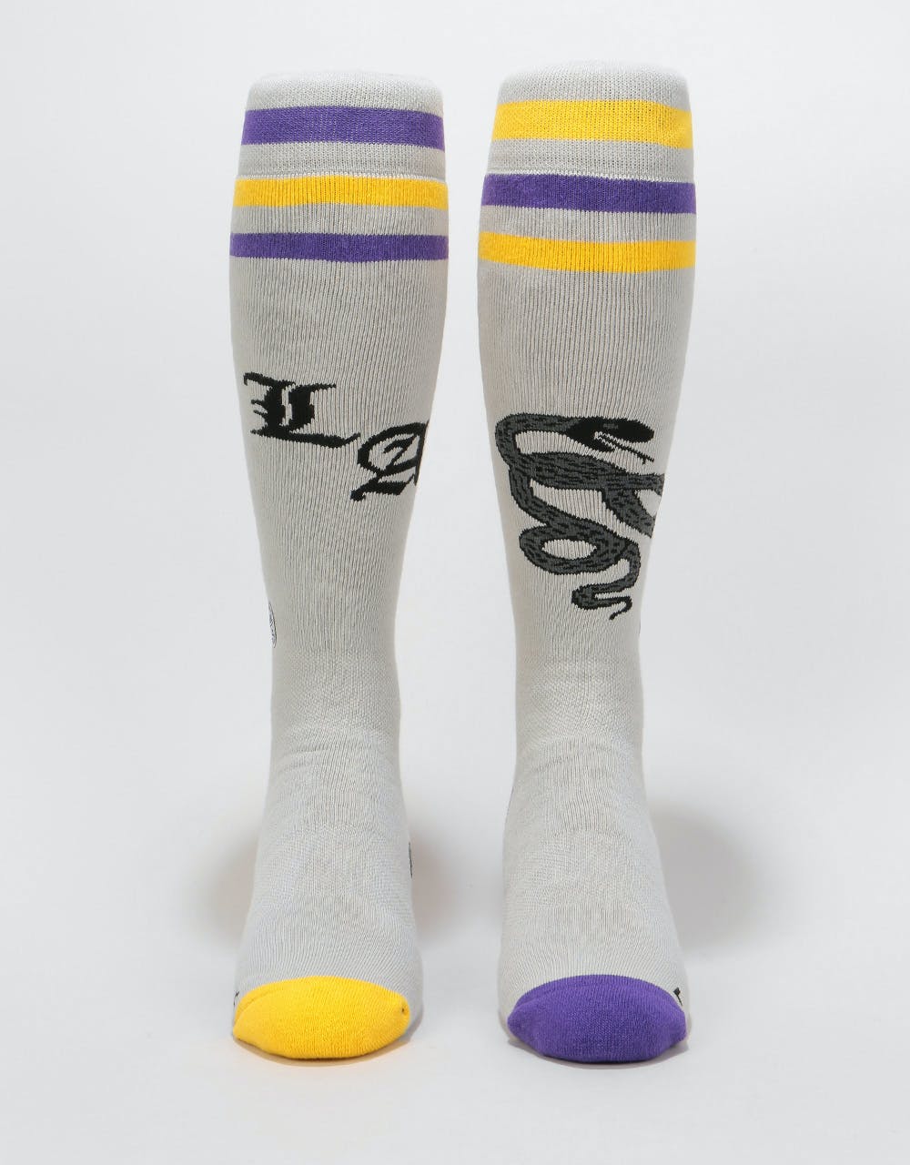 Stinky x Ashbury Eyewear Snowboard Socks - Grey/Yellow