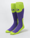 Stinky Purple Haze Snowboard Socks - Purple/Green
